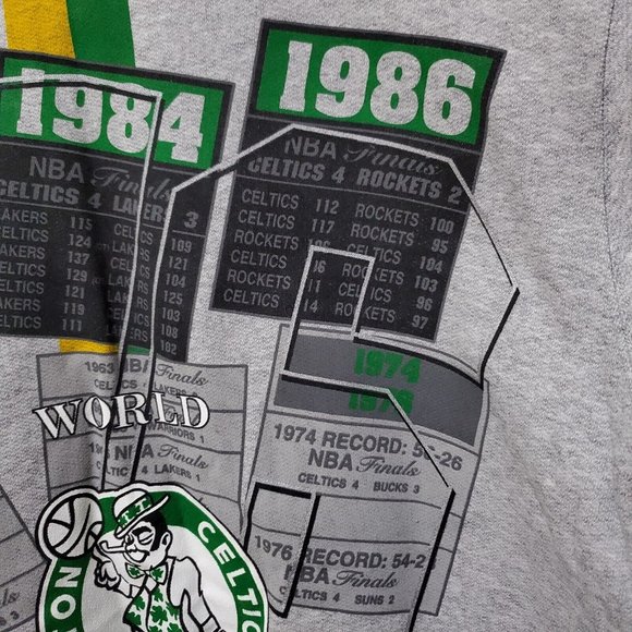 NOS Vintage 90s Adult Sz L Long Gone Series Boston Celtics Champ Sweatshirt RARE - Picture 13 of 15
